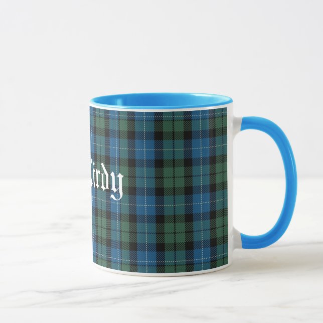 Caneca Xadrez Clássica MacKirdy Tartan Personalizada (Direita)