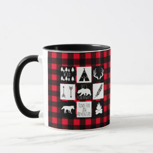 Caneca Xadrez de controlo de Buffalo, Animais Russos do C