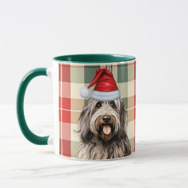 Caneca Xadrez de férias de Bergamasco do Dog Lover