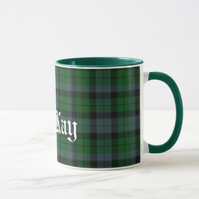 Caneca Xadrez de Tartan escocesa feita sob encomenda do (Direita)