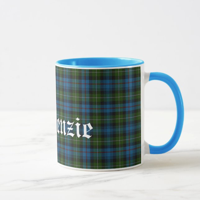 Caneca Xadrez de Tartan escocesa feita sob encomenda do (Direita)