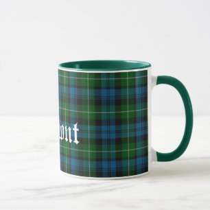 Caneca Xadrez de Tartan escocesa feita sob encomenda do