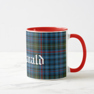 Caneca Xadrez de Tartan escocesa feita sob encomenda do