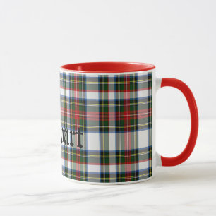Caneca Xadrez de Tartan tradicional feita sob encomenda