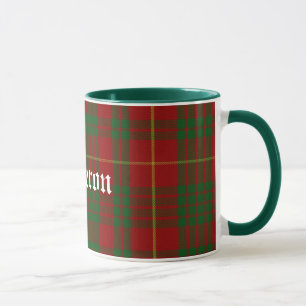 Caneca Xadrez de Tartan tradicional feita sob encomenda