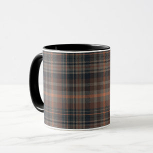 Caneca Xadrez de Terras Escuras de Madeira  
