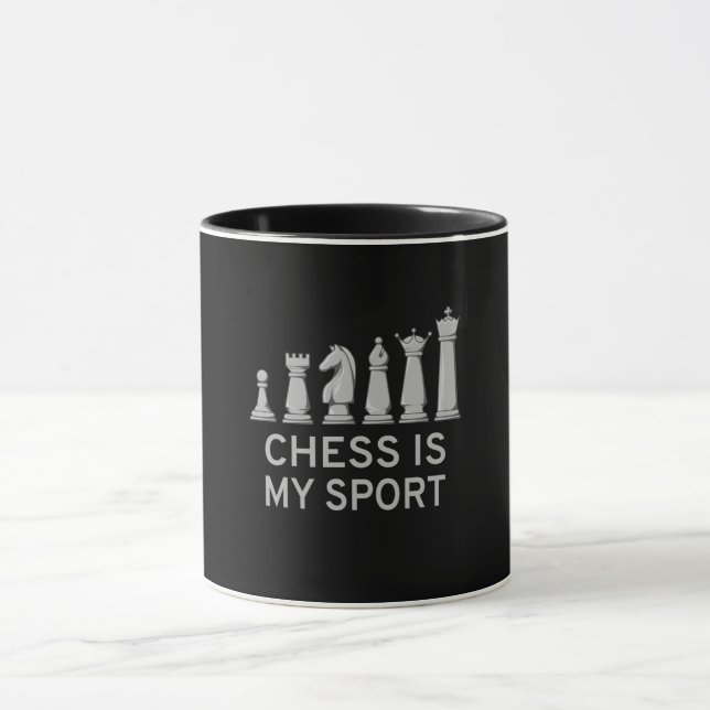 Caneca Xadrez É Meu Esporte (Centro)