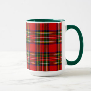 Caneca Xadrez Real Stewart Clan Tartan