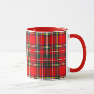 Caneca Xadrez Real Stewart Clan Tartan