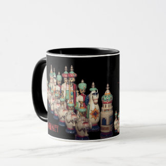 Caneca Xadrez Shakhmaty Black Red Russo Ultimate Mug