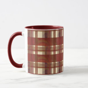 Caneca Xadrez Vermelha