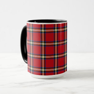 Caneca Xadrez vermelha, Royal Stewart Tartan