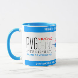 Caneca Xangai, elegante na China