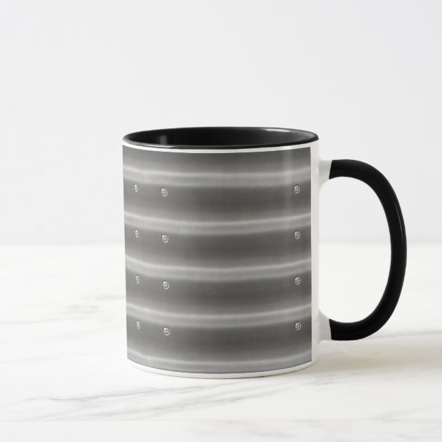 Caneca Xarope de café metálico com efeito 3D (Direita)
