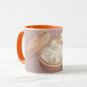 Caneca Xiao Long Bao - Ilustração Cuta