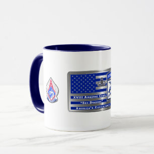 Caneca XVIII Corpo de Emergência Americano de Aviões