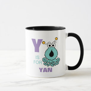 Caneca Y é para Yip-Yips Adicione seu nome