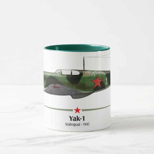 Caneca Yak-1 - Batalha de Staligrado - 1942 (Centro)
