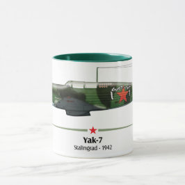 Caneca Yak-7 Russia - Stalingrad Battle - 1942