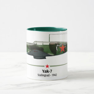 Caneca Yak-7 Russia - Stalingrad Battle - 1942
