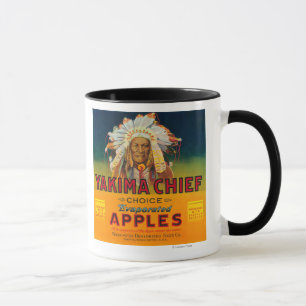 Caneca Yakima Apple principal etiqueta - Yakima, WA