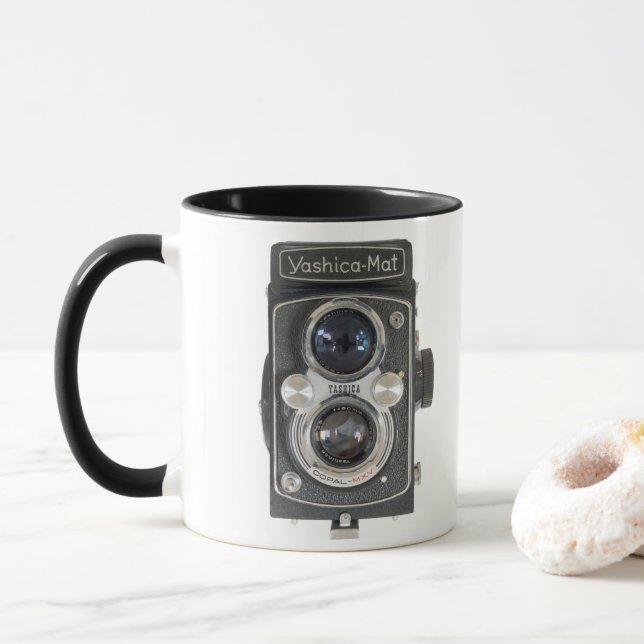 Caneca Yashica-Mat (Com Donut)