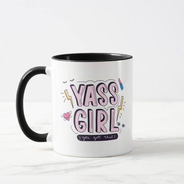 Caneca Yass Girl | Você Recebeu Isso (Esquerda)