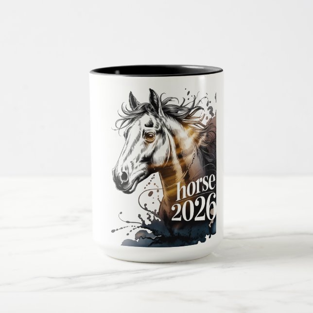 Caneca Year of the Horse 2026 (Centro)