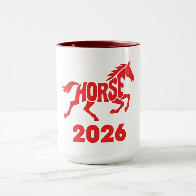 Caneca Year of the Horse 2026 (Centro)