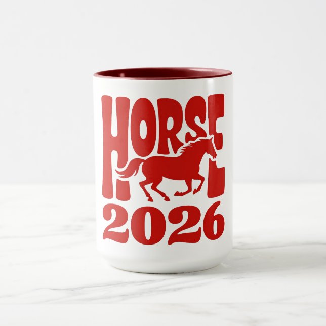 Caneca Year of the Horse 2026 (Centro)