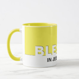 Caneca Yellow BLESSED Christian
