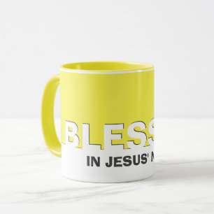 Caneca Yellow BLESSED Christian