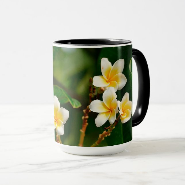 Caneca Yellow Frangipani (Frente Esquerda)