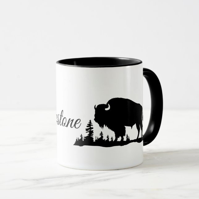 Caneca Yellowstone Buffalo (Frente Esquerda)
