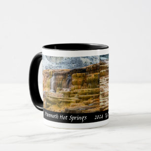 Caneca Yellowstone, Mammoth Hot Springs - Café Designer