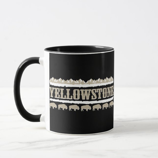 Caneca Yellowstone Montana Buffalo (Esquerda)