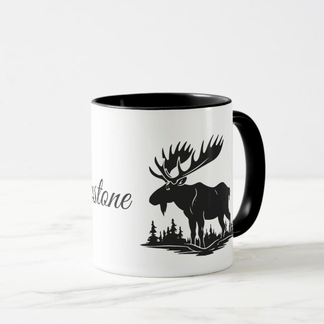 Caneca Yellowstone Moose (Frente Esquerda)
