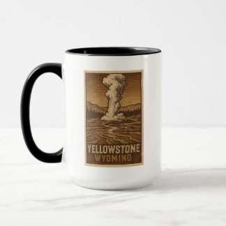 Caneca Yellowstone National Park Mug