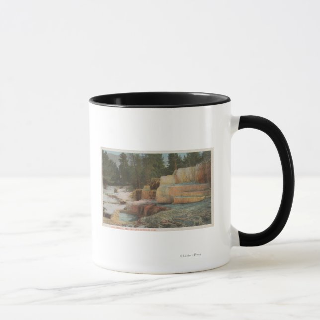 Caneca Yellowstone, Vista de Angel Terrace (Direita)