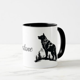 Caneca Yellowstone Wolf