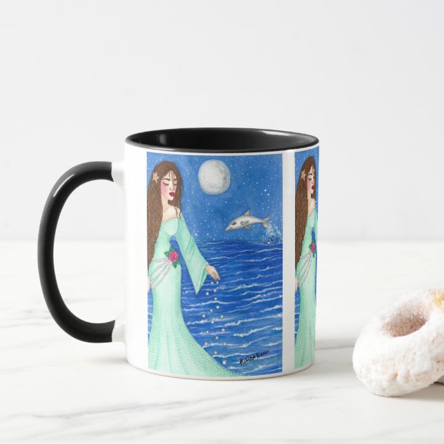Caneca Yemaya, Goddess of the Sea (Com Donut)