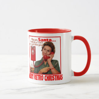 Caneca YesSantaGoodGirl-RingerMug 11oz