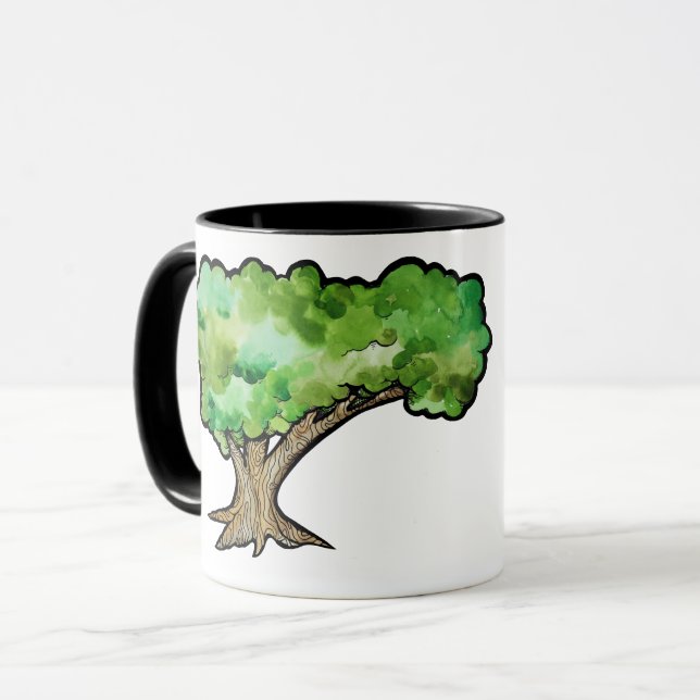 Caneca Yggdrasil Norse Tree of Life (Frente Esquerda)