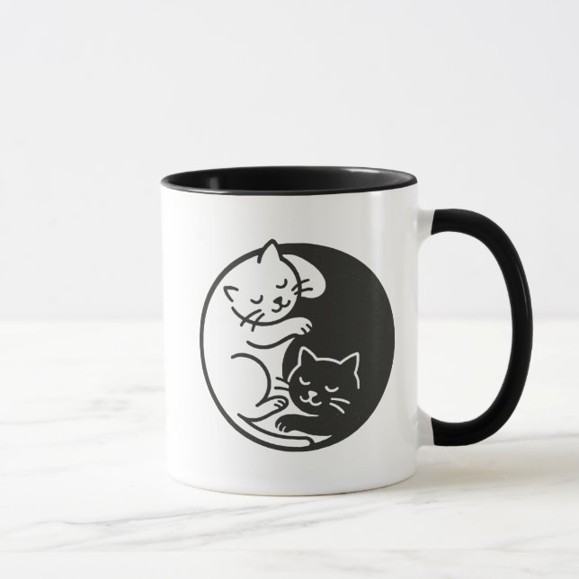 Caneca Yin Yang Cats (Direita)