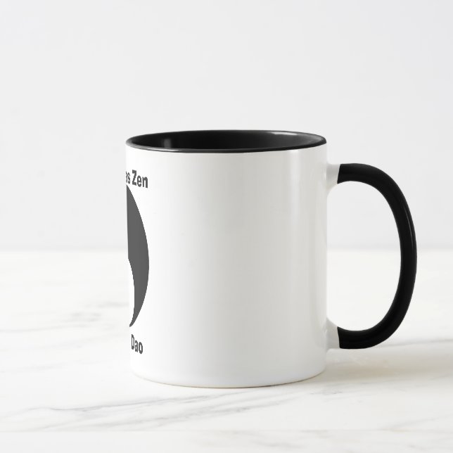 Caneca Yin__Yang, de que era zen, este é Dao (Direita)
