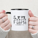 Caneca Yo Soy Fuerte Christian Coffee Mug<br><div class="desc">Yo Soy Fuerte - Filipenses 4:13,  Mug de Café Cristão Espanhol. Aproveite sua bebida favorita nesta caneca de fé cristã. Faz um presente maravilhoso para amigos e família.</div>