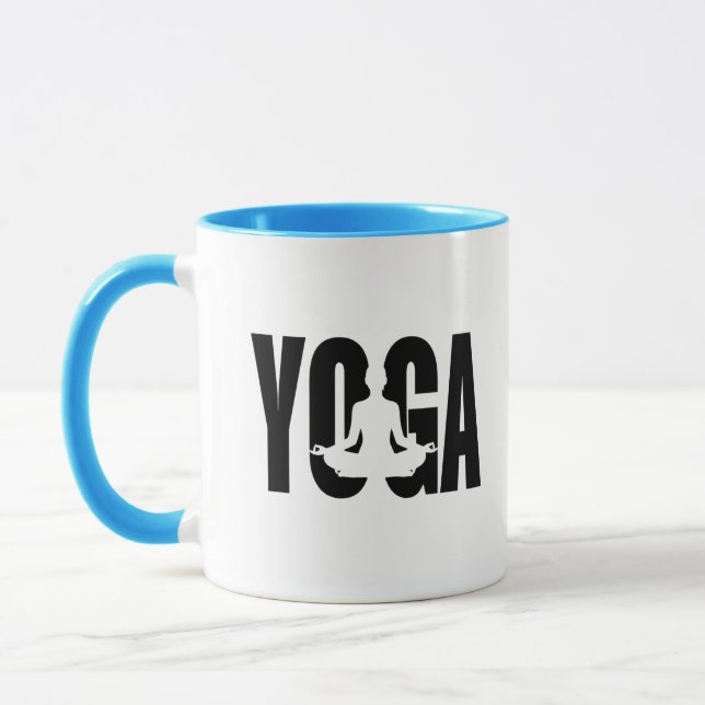 Caneca Yoga. (Esquerda)