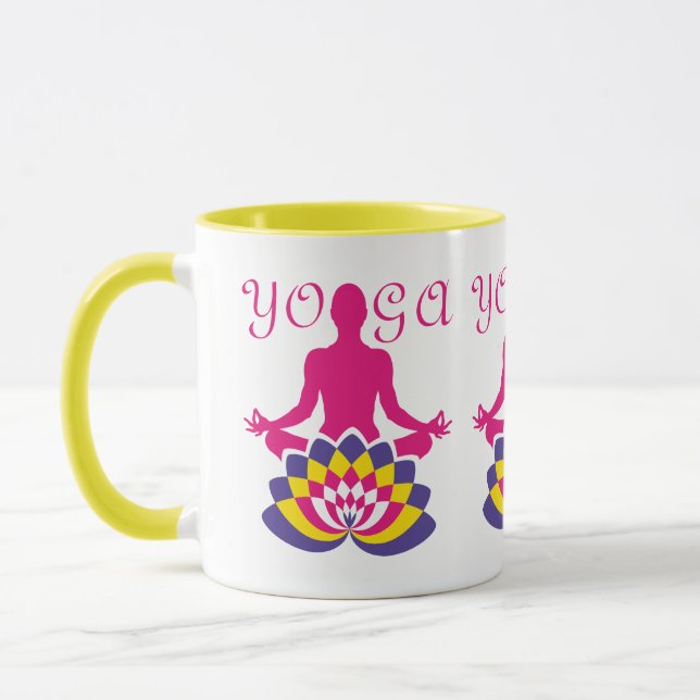 Caneca Yoga Flor de Loto (Esquerda)