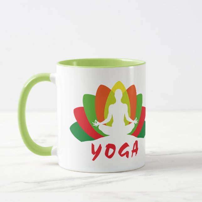 Caneca Yoga Flor de Loto (Esquerda)