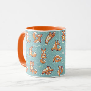 Caneca Yoga Foxes Mug